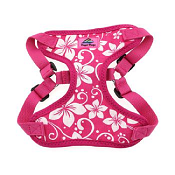 Doggie Design - Wrap And Snap Harness - Pink Hibiscus